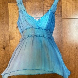 Tie- Dye Cinched Top